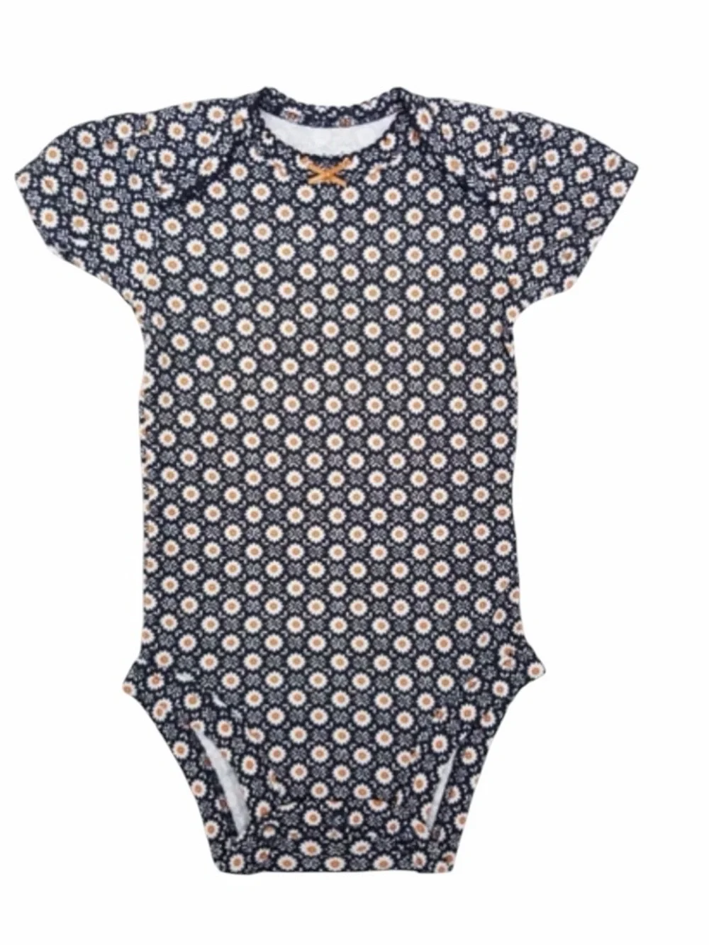 Carter's Baby One-Piece Bodysuit 5-Pack in Navy, Rust, White & Stripe 6 months